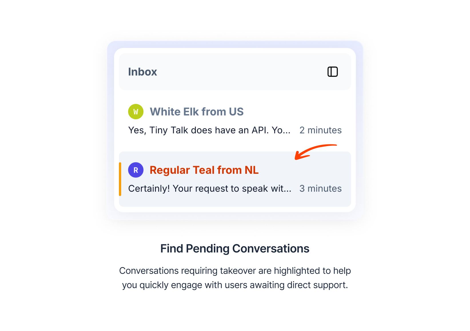 Find Pending Conversations