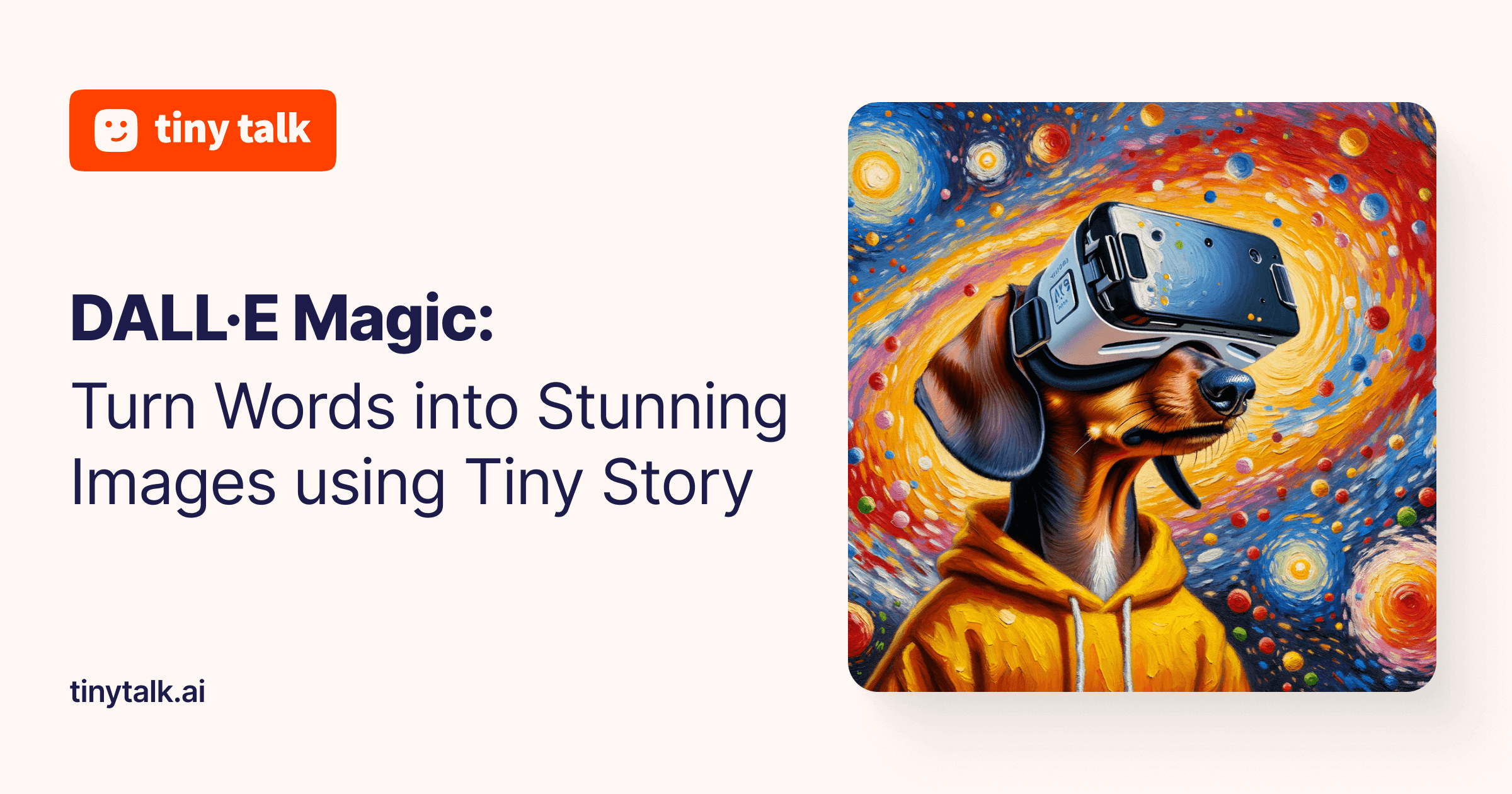Turn words into stunning images with Tiny Story